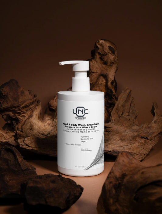 Jabón de manos y cuerpo | Aroma a uva | 400 ml | Unnamed Cosmetics