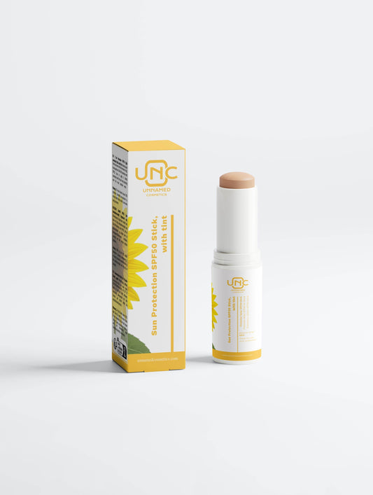 Sun Protection SPF 50 Stick, with Tint - All skin types (Skin type),Dermatologically tested (Claims),Easy-to-use,face-care,Stick (Type),Sun care (Concern),sun protection,Sunscreen (Type),White (Packaging color) - Unnamed Cosmetics