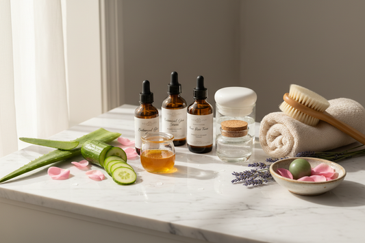 Como Criar Uma Rotina de Cuidados Naturais com a Pele Eficaz - Unnamed Cosmetics