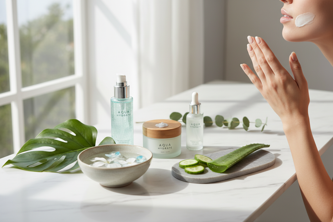 Como hidratar a pele do rosto diariamente: guia fácil e eficaz - Unnamed Cosmetics