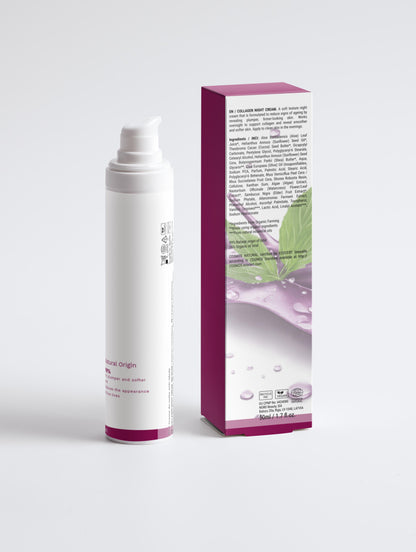 Creme de Noite Anti-Idade com Colagenio | 50 ml | Unnamed Cosmetics - Unnamed Cosmetics