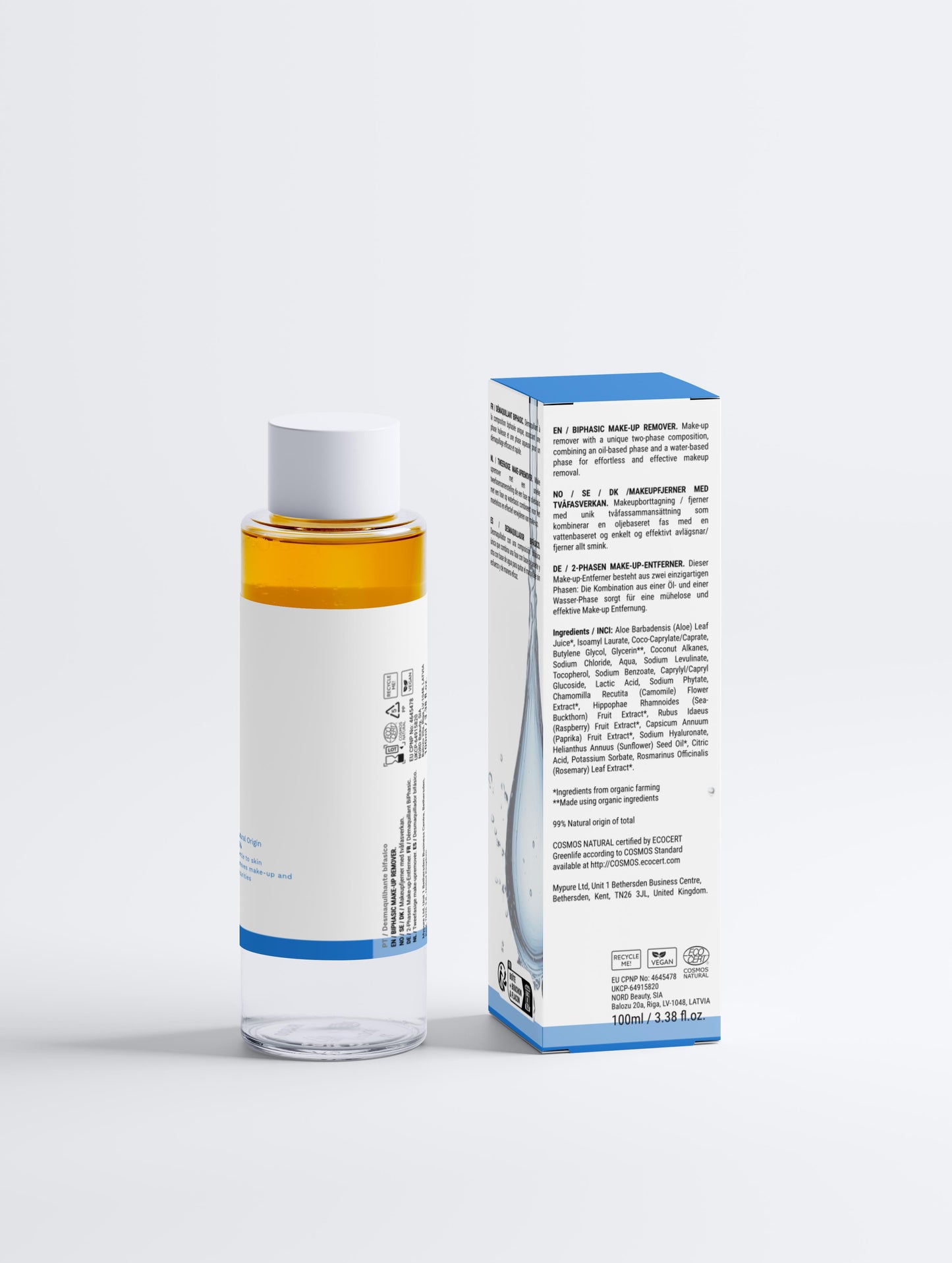 Desmaquilhante Bifasico | 100 ml | Unnamed Cosmetics - Unnamed Cosmetics