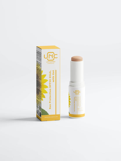 Sun Protection SPF 50 Stick, with Tint - All skin types (Skin type),Dermatologically tested (Claims),Easy-to-use,face-care,Stick (Type),Sun care (Concern),sun protection,Sunscreen (Type),White (Packaging color) - Unnamed Cosmetics