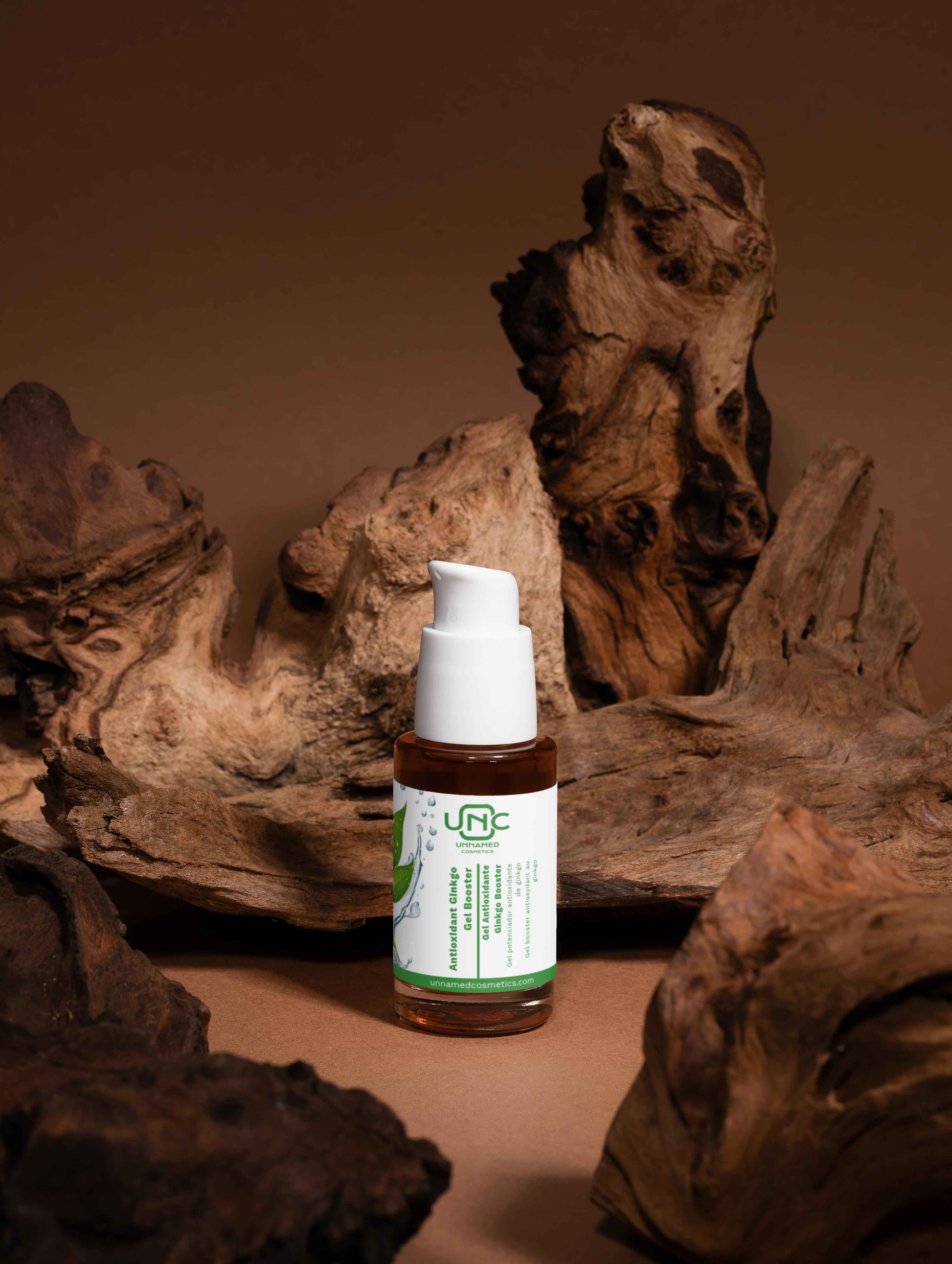 Gel Antioxidante com Ginkgo Biloba | 30 ml | Unnamed Cosmetics